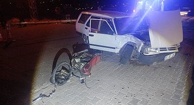 Niğde'de otomobil ile motosiklet çarpıştı; 1 ölü, 1 yaralı