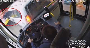 Otobüs şoförü uykuya daldı, öğrenciye çarptı…