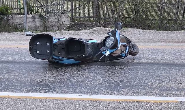 Otomobille çarpışan motosikletin sürücüsü hayatını kaybetti