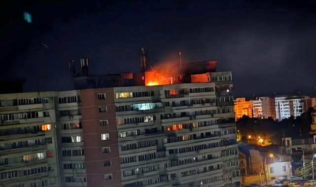 Romanya'da apartmana Rus İHA'sı düştü: 2 yaralı