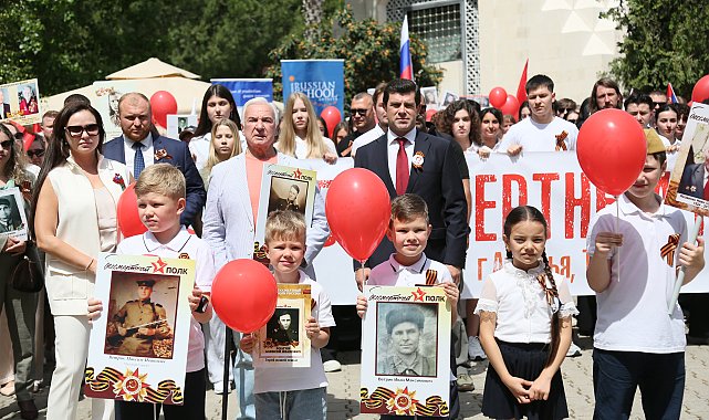 Rusya'nın Zafer Bayramı Antalya'da kutlandı