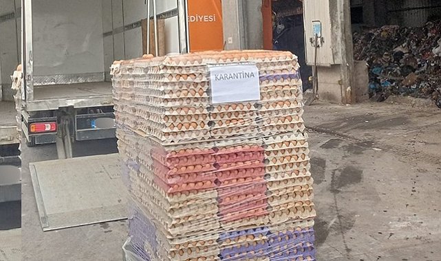 Sakarya'da 42 bin sahte organik etiketli yumurta imha edildi