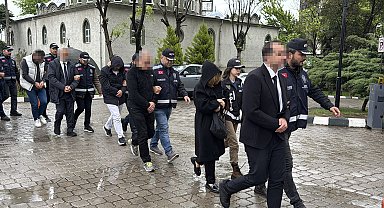 Samsun'daki rüşvet operasyonunda 8 şüpheli adliyede