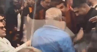 Sarıyer'de metroda küfürlü tezahürat kavgası; oklavayla müdahale etti