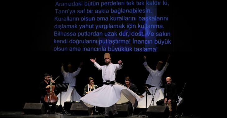 'Şems’in 40 Kuralı' Bursa'da ney tınısıyla hayat buldu