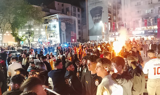 Silivri'de Galatasaray'ın şampiyonluğu kutlandı