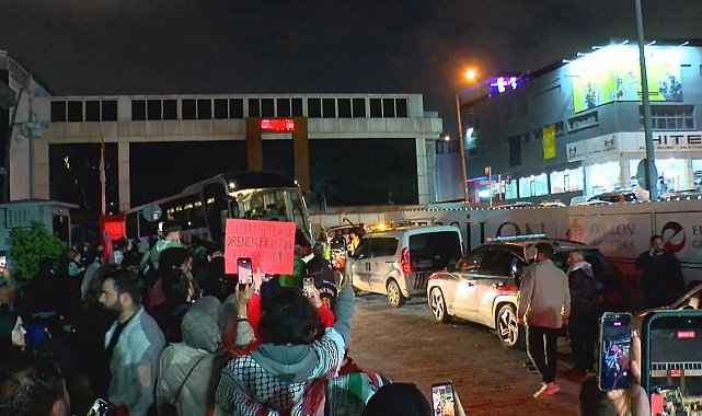 Sumud Filosu aktivistleri Adli Tıp'a getirildi