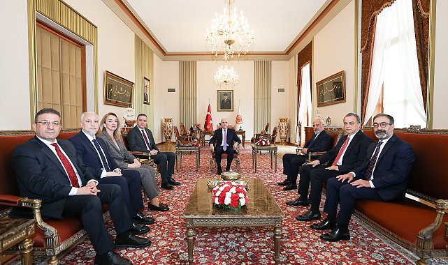 TBMM Başkanı Kurtulmuş, TBB Başkanı Sağkan ile görüştü