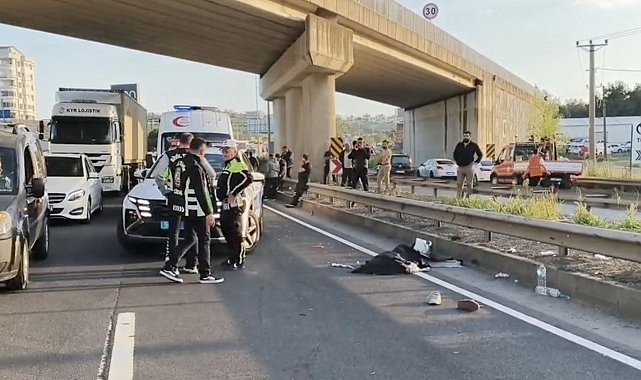 Tekirdağ'da bariyerlere çarpan motosikletteki Ela öldü, sürücü yaralandı