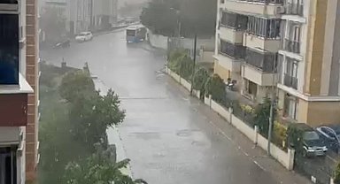 Tekirdağ'da sağanak ve dolu etkili oldu