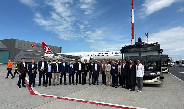 THY'nin otonom otobüslerinin testleri İstanbul Havalimanı'nda yapıldı
