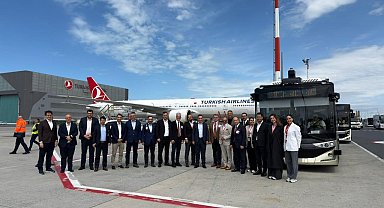 THY'nin otonom otobüslerinin testleri İstanbul Havalimanı'nda yapıldı