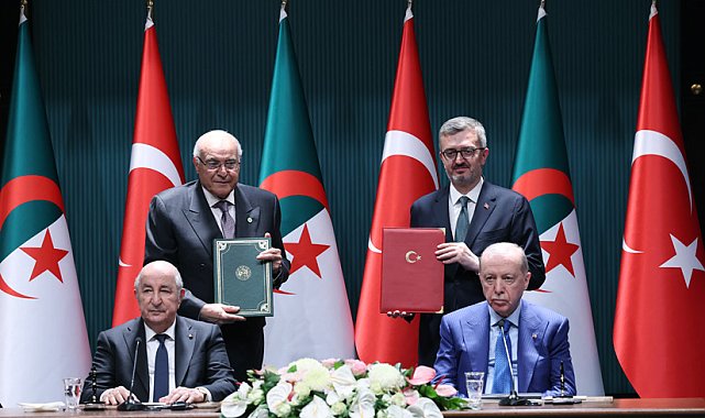 Türkiye ile Cezair arasında dezenformasyonla mücadele konulu 'Mutabakat Zaptı' imzalandı