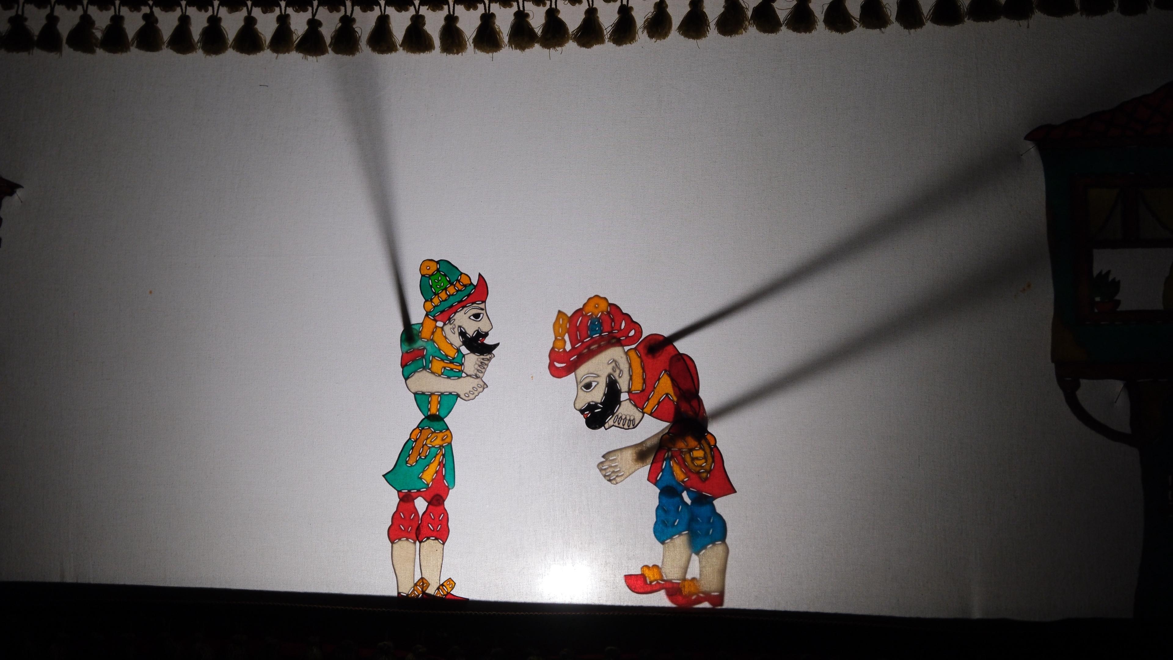 Yıldırımlı çocuklar hacivat ve karagözle buluştu