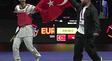 Yusuf Yünaçtı, Avrupa Para Tekvando Şampiyonası'nda altın madalya kazandı
