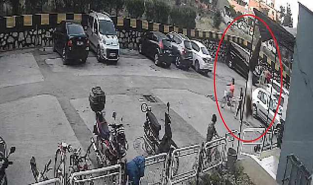 12'inci kattan düşen Ecrin, yaralı kurtuldu; o anlar kamerada