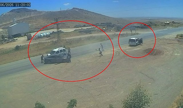 5 kişinin yaralandığı silahlı kavga kamerada