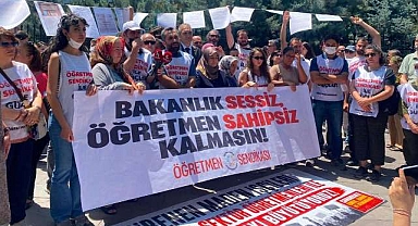 Açlık grevindeki öğretmenler MEB’e yürüdü