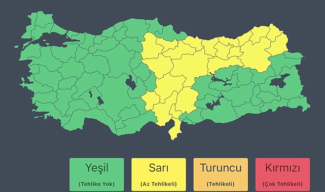 AFAD'dan 'sağanak' uyarısı