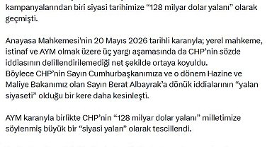 AK Parti'li Çelik: CHP'nin yalan siyaseti bir kere daha çöktü