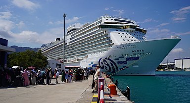 Antalya Limanı'nın rekor konuğu; 335,2 metrelik AROYA