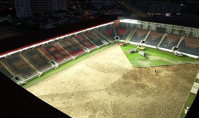 Arca Çorum FK, şehir stadını Süper Lig'e hazırlıyor