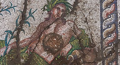 Aspendos'ta 'Nehir Tanrısı' betimlemesi gün yüzüne çıkarıldı