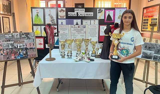 Atletizmdeki başarısını moda tasarım projesine dönüştürdü