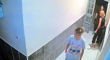 Avcılar'da klima dış ünitesini çalan hırsızlar kamerada