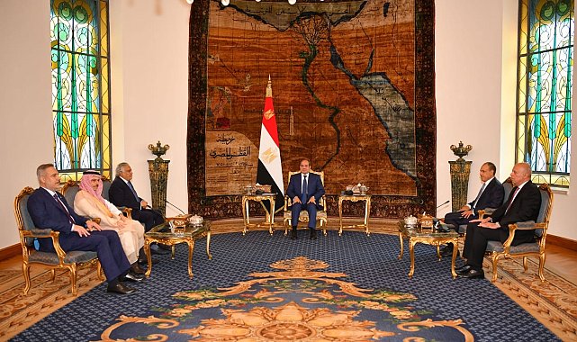 Bakan Fidan, Mısır Cumhurbaşkanı Sisi tarafından kabul edildi