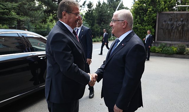 Bakan Güler, KKTC Başbakanı Üstel ile bir araya geldi