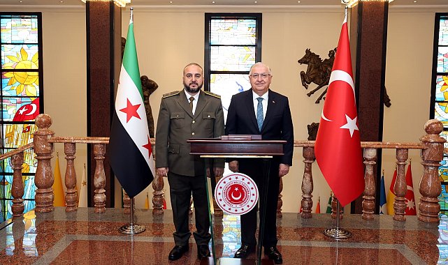 Bakan Güler, Suriyeli mevkidaşı Ebu Kasra ile bir araya geldi