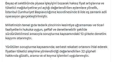 Bakan Gürlek: Beyaz et sektöründeki 13 şirkete denetim kayyımı atandı