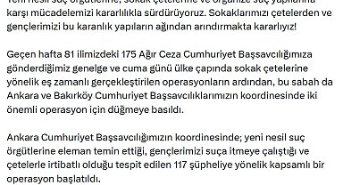 Bakan Gürlek: Çetelerin finansal şah damarlarını kökünden kesiyoruz