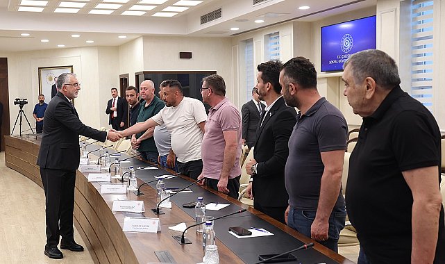 Bakan Işıkhan, Doruk Madencilik işçilerini kabul etti