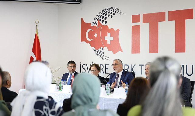 Bakan Işıkhan, İsviçre'de Türk Sivil Toplum Kuruluşları'nın temsilcileriyle buluştu