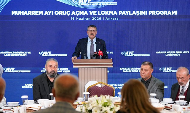 Bakan Tekin: Aynı lokmayı paylaşmak, aynı kaderi paylaşabilme iradesinin de göstergesidir