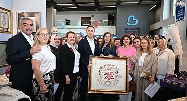 BALMEK kursiyerlerinin el emeği ürünleri sergilendi