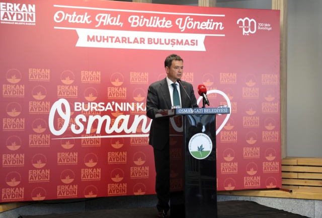 Başkan Aydın Muhtarlarla Ortak Akıl Buluşması’nda Bir Araya Geldi
