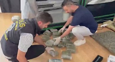 Beylikdüzü'nde sera kurulan evde 4 kilo uyuşturucu ele geçirildi