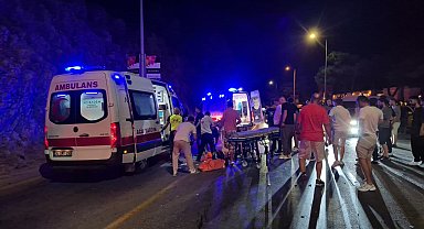 Bodrum'da taksi ile motosiklet çarpıştı: 1 ölü, 1 ağır yaralı