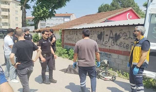 Bursa’da bisikletten düşen yaşlı adam acı sonu