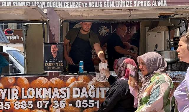 Bursa'da dizide ölen karakter için lokma dağıtıldı