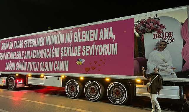 Bursa’da görenleri şaşkına çeviren doğum günü jesti