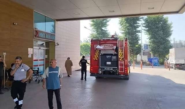 Bursa’da hastanede yangın paniği!