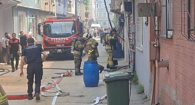 Bursa’da yangın paniği