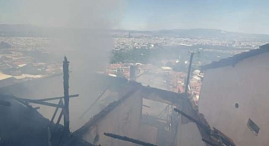 Bursa merkezde yangın!