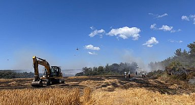 Çanakkale'de orman yangını