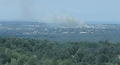 Çanakkale'de tarım arazisinde yangın
