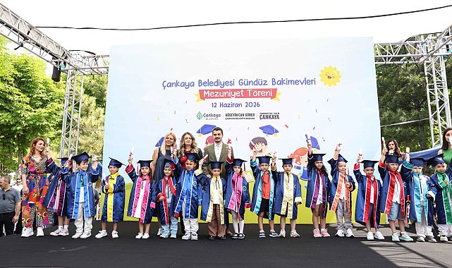 Çankaya Belediyesi kreşlerinde mezuniyet coşkusu